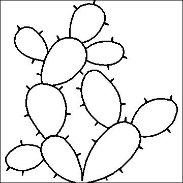 (image for) Prickly Pear Cactus-L04444 - Click Image to Close